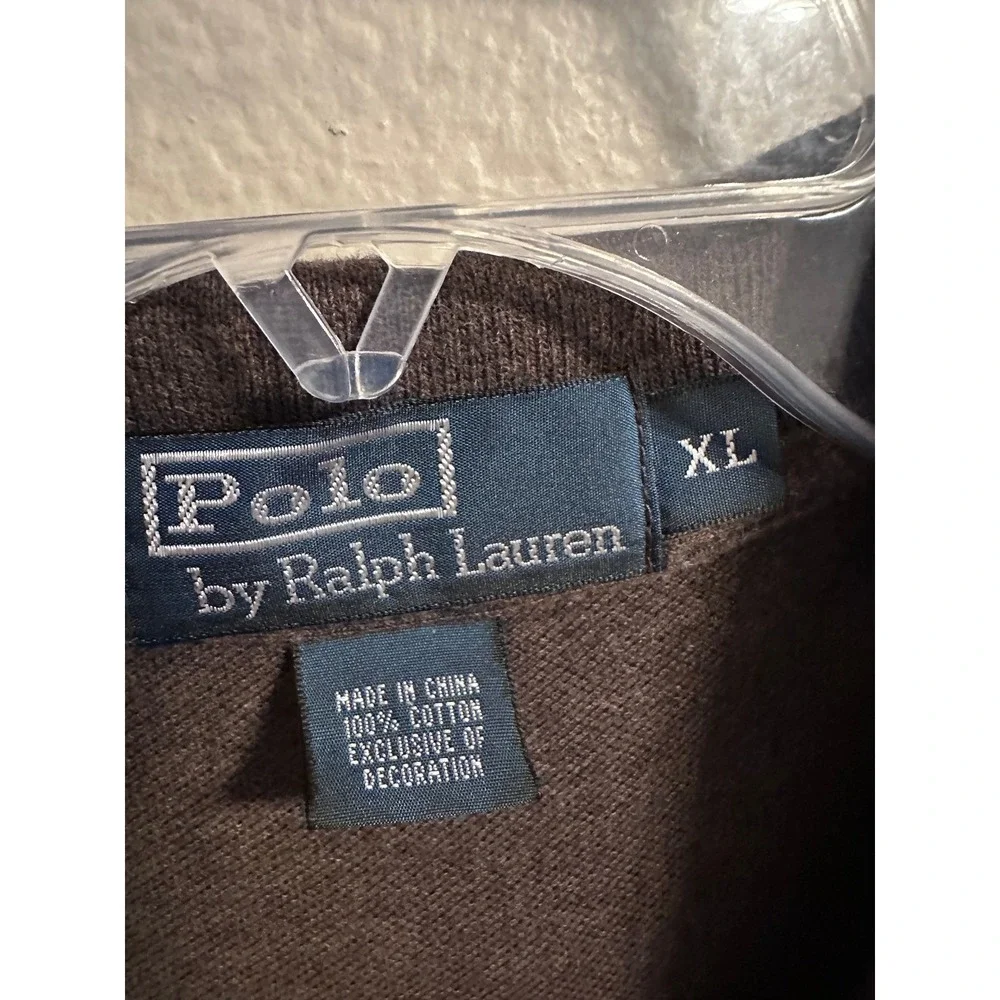Polo by Ralph Lauren XL Brown Short Sleeve Classic Fit Polo Shirt